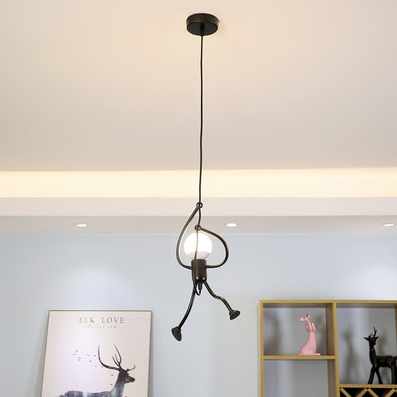 Hanging Man Pendant Light – Creative Ceiling Lamp for Fun and Modern Interiors