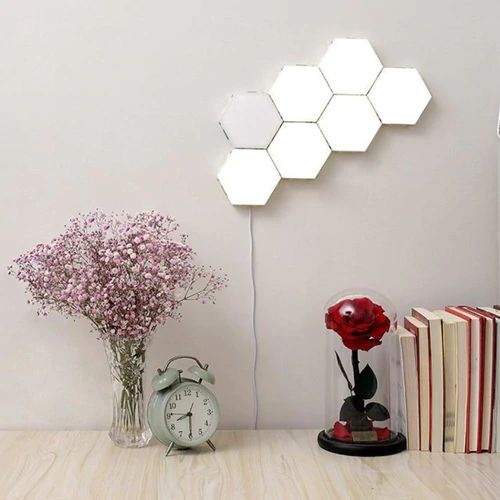 Modular Touch LED Light – Customisable Hexagonal Wall Lighting System