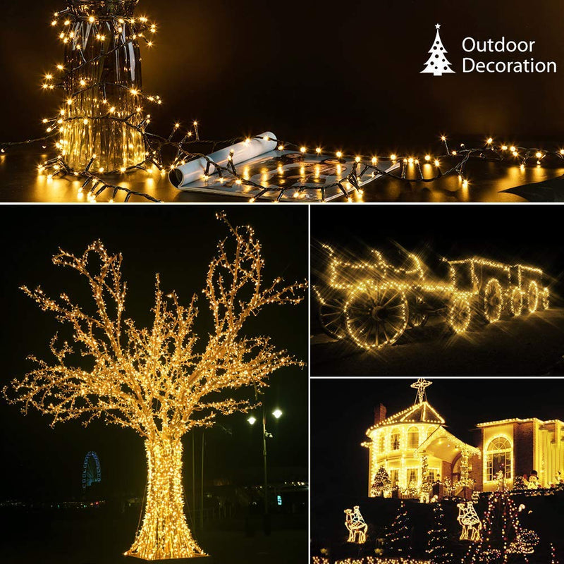 Waterproof LED Christmas String Lights – 8 Modes, Available in 25m & 50m for Christmas and Festive Decorations