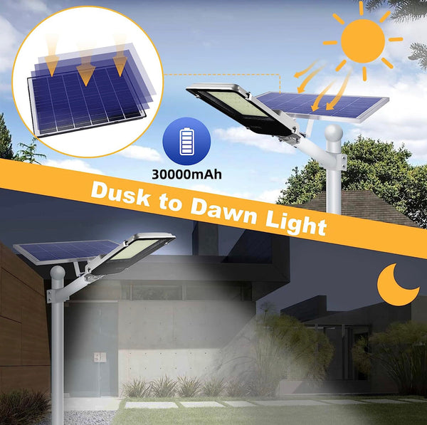 1000W Solar Street Light – High Lumen Outdoor Waterproof LED Lighting