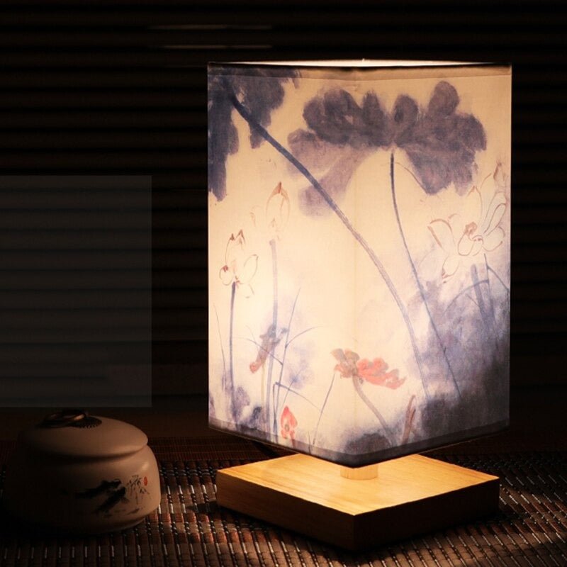 Japanese-Scandi Table Lamp – Zen-Inspired Light for Bedroom and Living Room