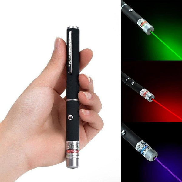 High-Power Laser Pointer – Precision Green, Blue, or Red Beam with Extended Range