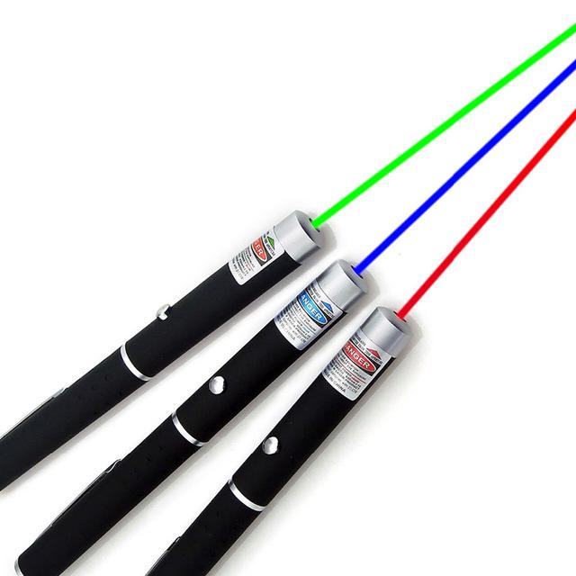 High-Power Laser Pointer – Precision Green, Blue, or Red Beam with Extended Range