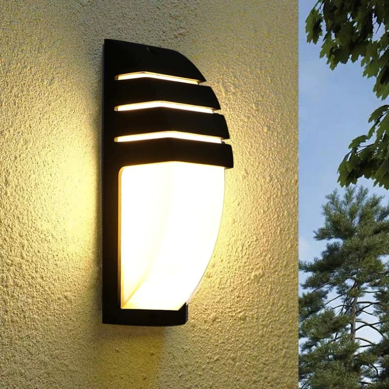 Modern LED Outdoor Wall Light – Waterproof with Radar Motion Sensor