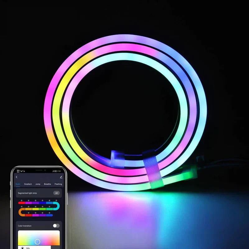 Neon Flex LED Light Strip – Customisable RGB Lighting for Modern Interior Décor