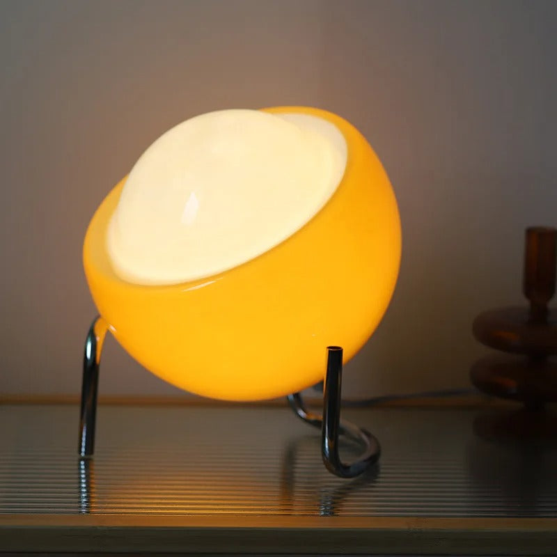 Modern Glass Table Lamp – Stylish Design for Your Home