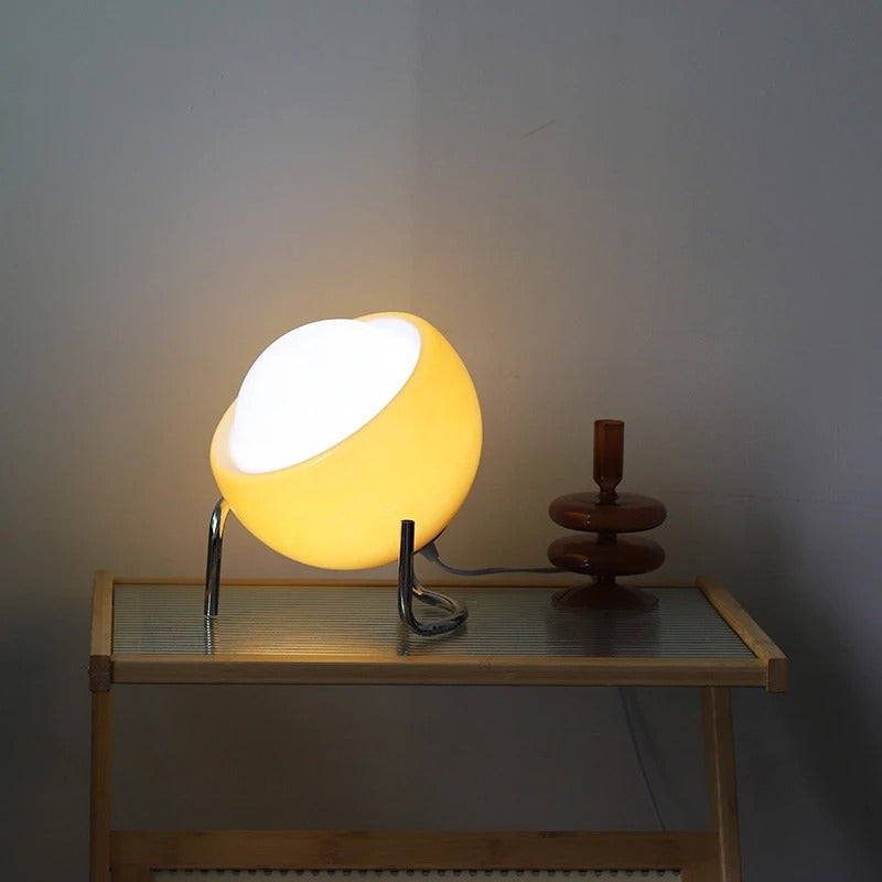 Modern Glass Table Lamp – Stylish Design for Your Home