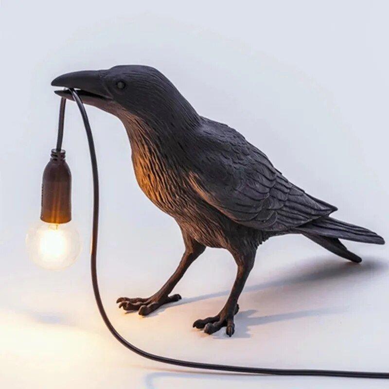 Frendorf Raven Table Lamp – Unique Decorative Bird Light for Home and Office