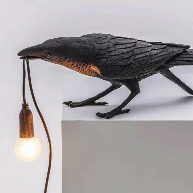 Frendorf Raven Table Lamp – Unique Decorative Bird Light for Home and Office