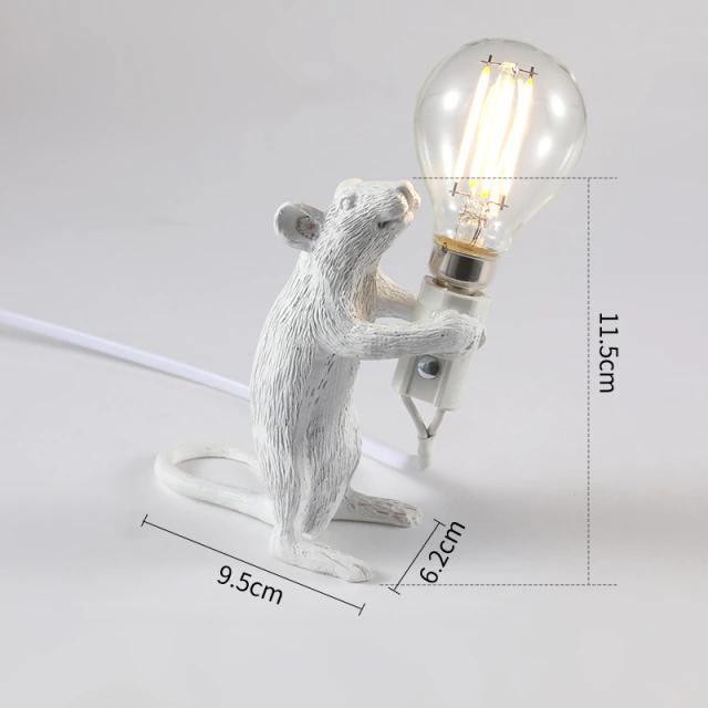 Unique Mouse-Shaped Decorative Table Lamp – Perfect for Living Room, Bedroom, or Office