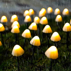 Solar-Powered Mushroom LED Fairy Lights – Enchanting Garden Decoration