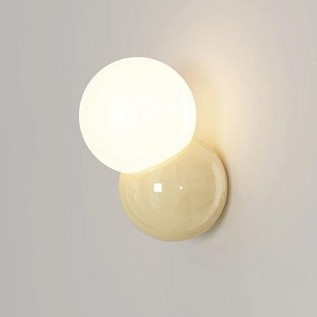 Nordic Bubble Wall Light – Modern Glass Sconce with Soft Glow for Bedrooms and Living Spaces