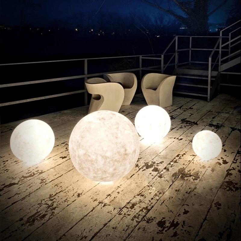 3D Moon Lamp – Rechargeable Touch-Control Lunar Light with Wooden Stand