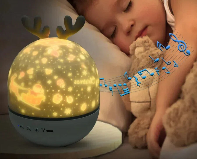 Starry Sky Projector Lamp – Magical Night Light with Music Function