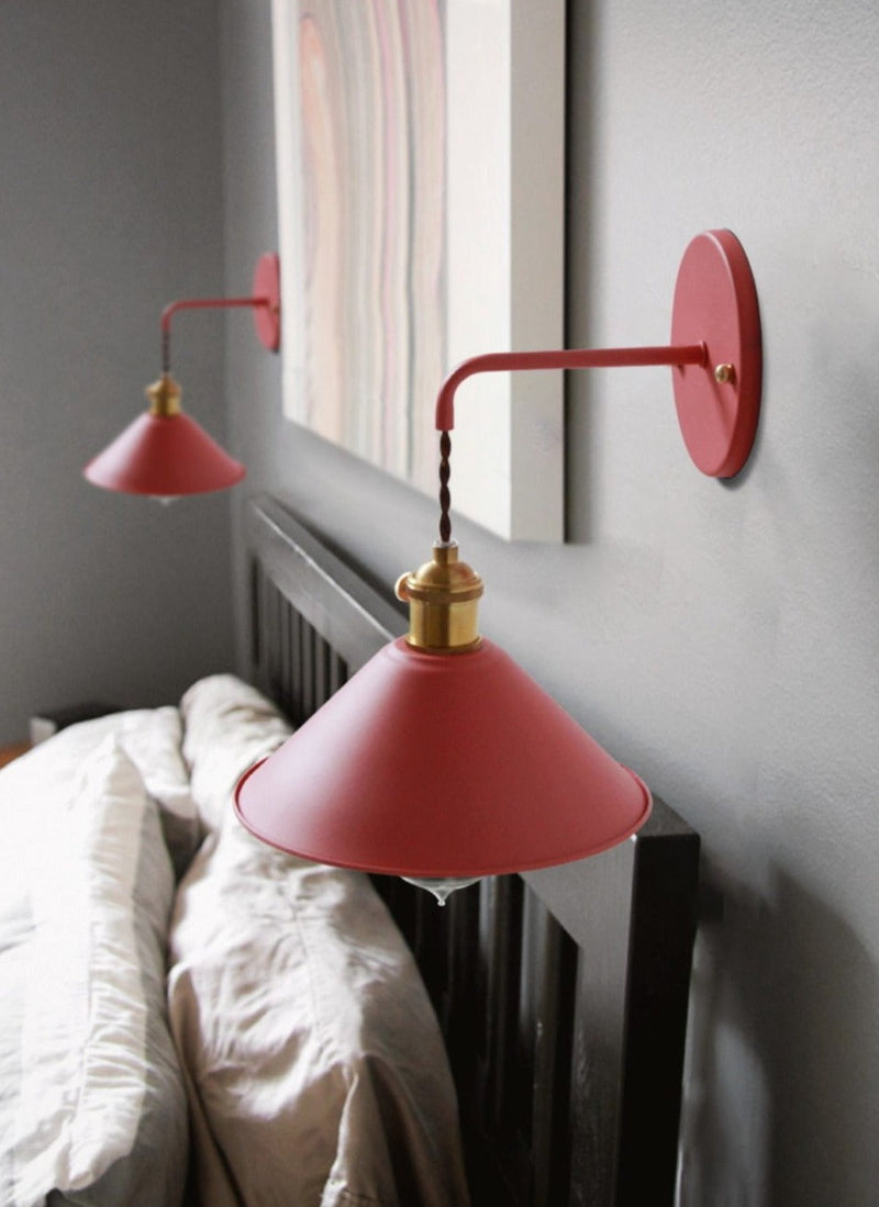 Colourful Retro Wall Sconce Lamps – Vintage-Inspired Adjustable Wall Lighting