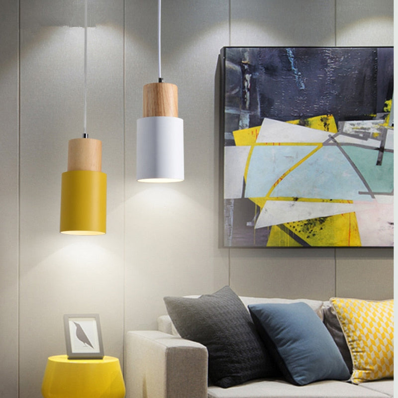 Modern Nordic Pendant Light – Minimalist Hanging Ceiling Lamp for Home and Office