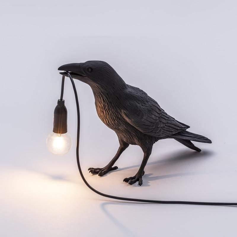 Elegant Ravenbird Table Lamp – Unique Artistic Lighting for Your Space