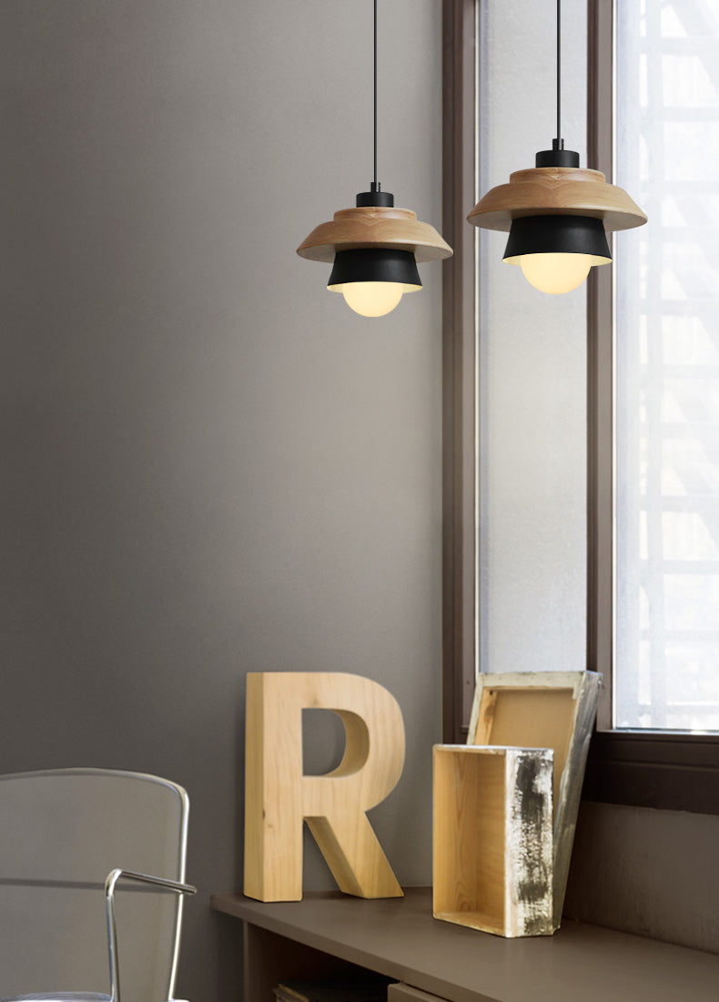 Scandinavian Pendant Light – Minimalist Wooden Design for a Cosy Home