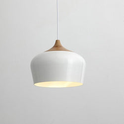 Nordic Minimalist Pendant Light – Sleek Design with Wooden Accents