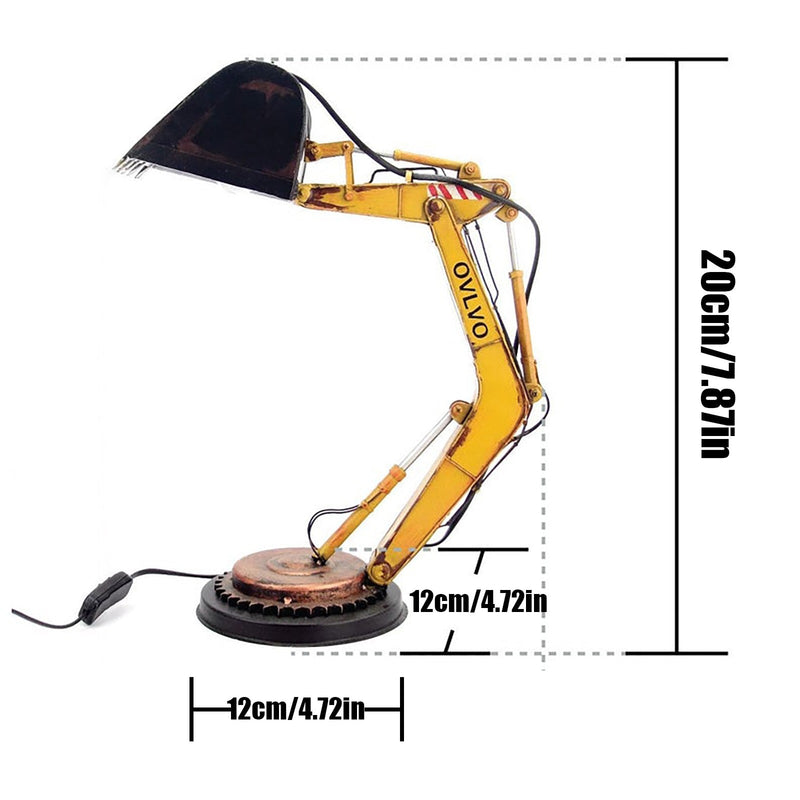 Industrial Bagger-Style LED Table Lamp – Unique Desk & Night Lamp