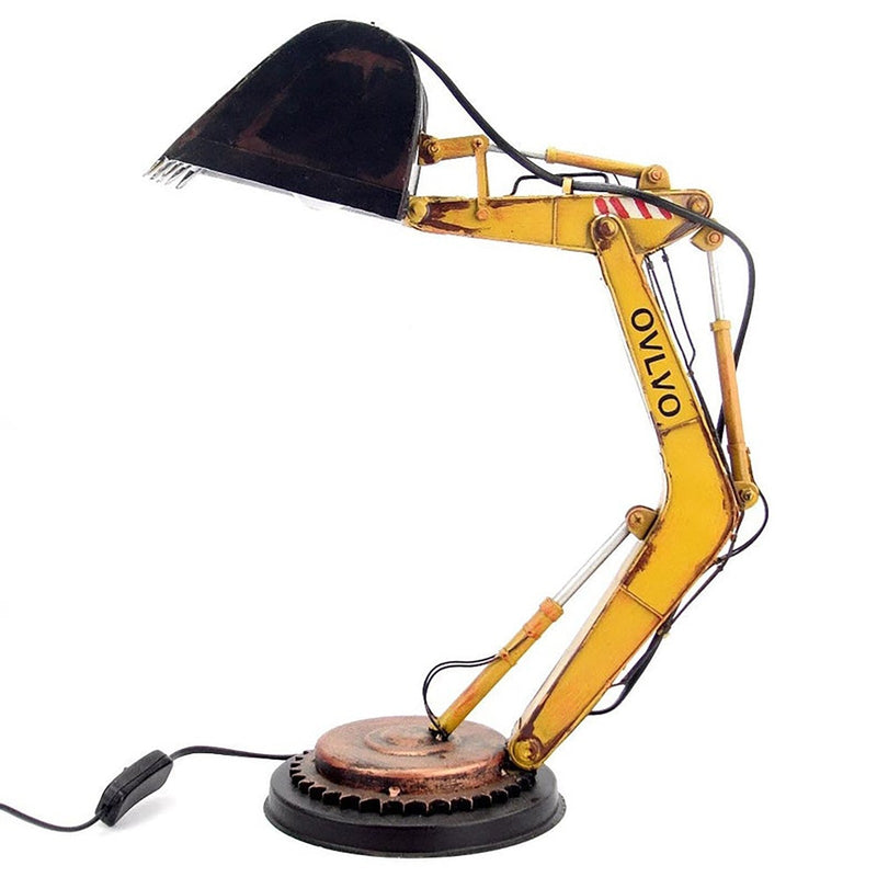 Industrial Bagger-Style LED Table Lamp – Unique Desk & Night Lamp