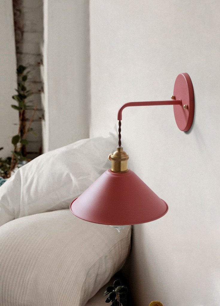 Colourful Retro Wall Sconce Lamps – Vintage-Inspired Adjustable Wall Lighting