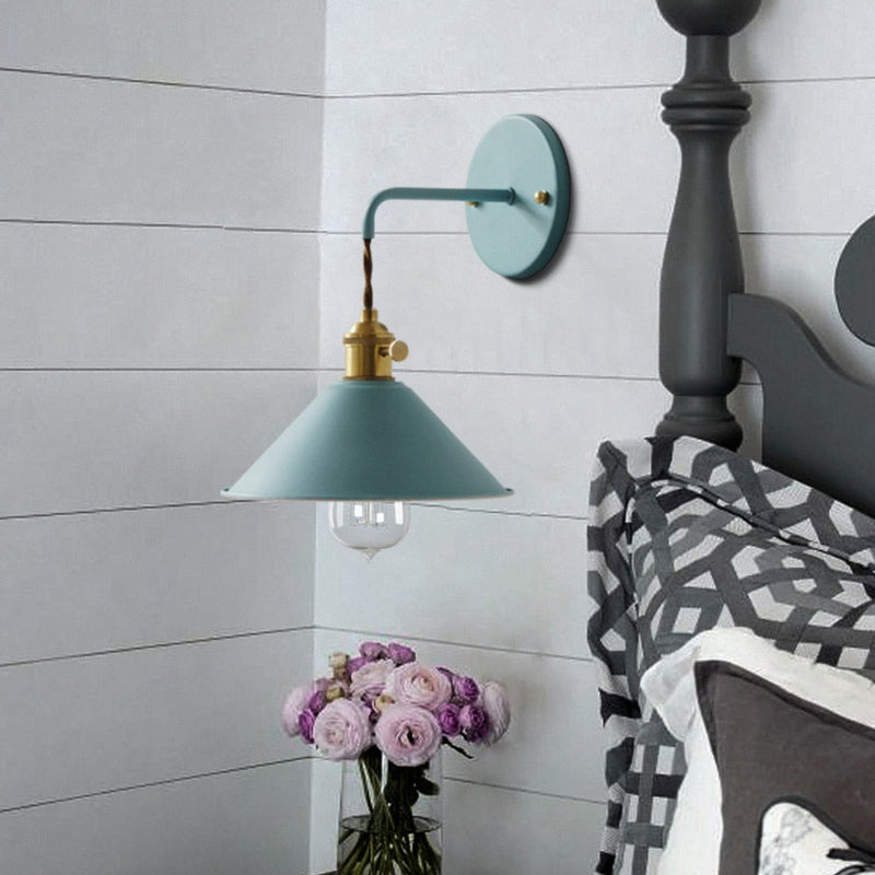 Colourful Retro Wall Sconce Lamps – Vintage-Inspired Adjustable Wall Lighting