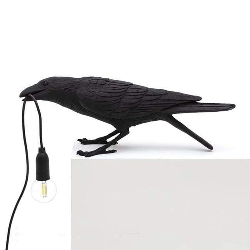 Elegant Ravenbird Table Lamp – Unique Artistic Lighting for Your Space