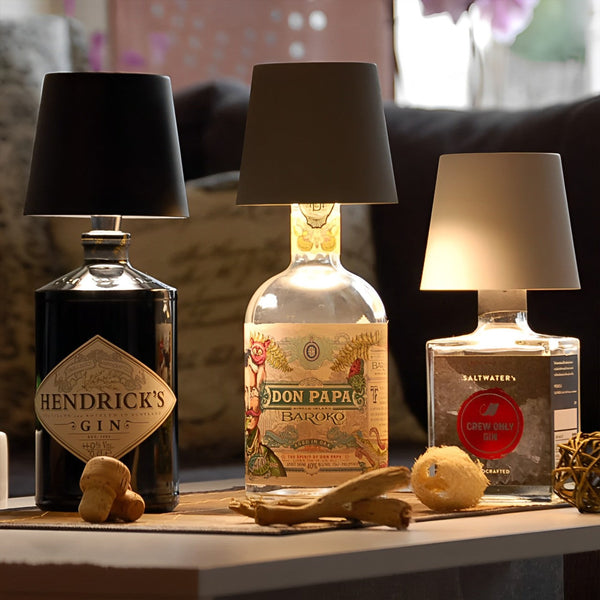 Bottlelight - Rechargeable LED Bottle Lamp for Stylish Home Décor