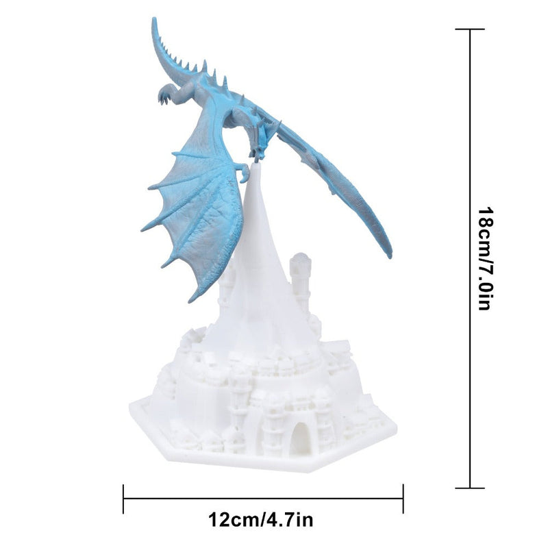 3D Flying Dragon Table Lamp – Rechargeable LED Light with Flame Effect