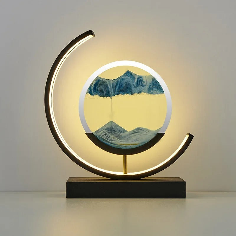 LED Sand Art Lamp – Mesmerising Modern Decorative Lighting