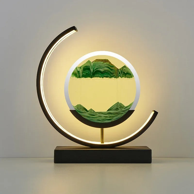 LED Sand Art Lamp – Mesmerising Modern Decorative Lighting