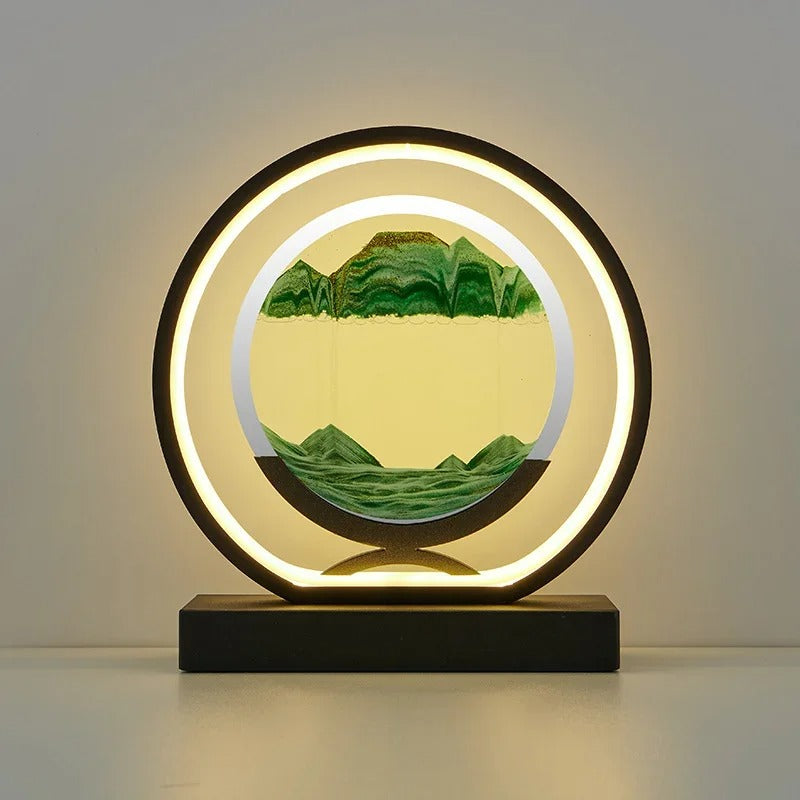 LED Sand Art Lamp – Mesmerising Modern Decorative Lighting