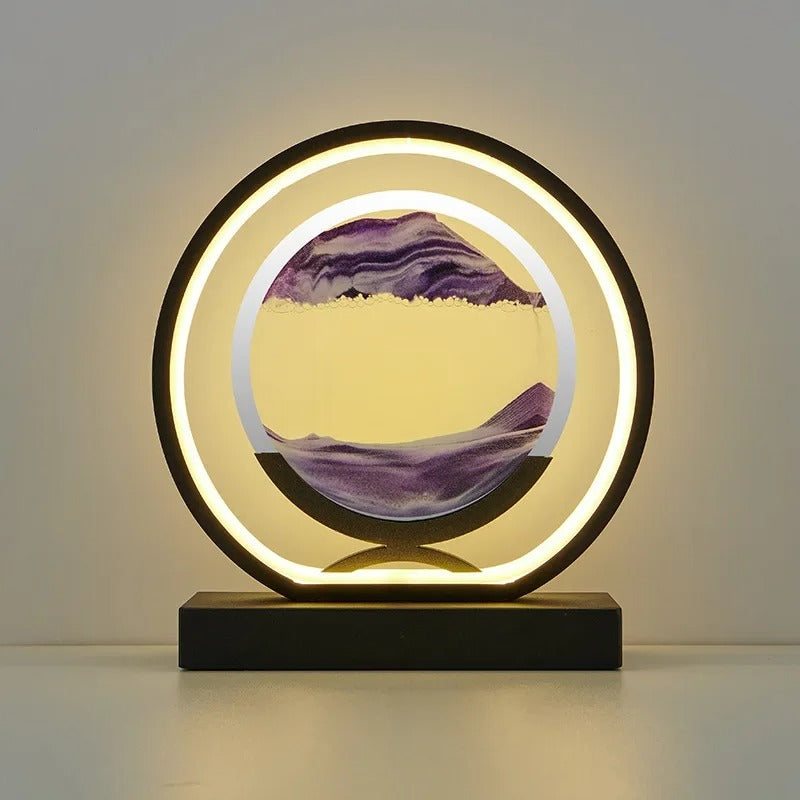 LED Sand Art Lamp – Mesmerising Modern Decorative Lighting