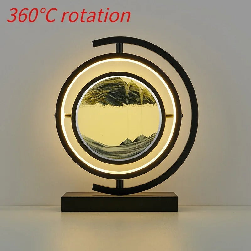 LED Sand Art Lamp – Mesmerising Modern Decorative Lighting