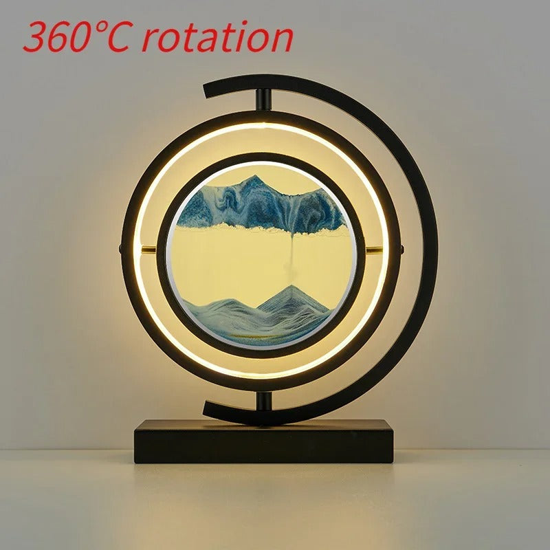 LED Sand Art Lamp – Mesmerising Modern Decorative Lighting