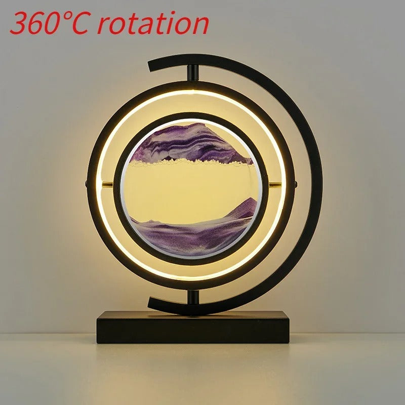 LED Sand Art Lamp – Mesmerising Modern Decorative Lighting